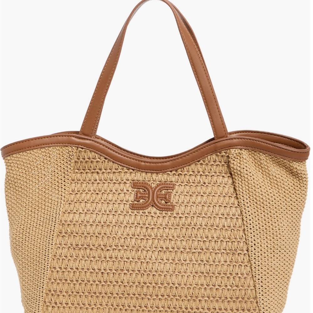 Sam Edelman Raffia Tote Bag